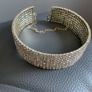 Rhinestone Choker Necklace